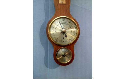 WETTERSTATION HOLZ THERMOM. & BAROMETER