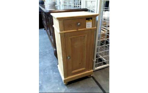 KOMMODE HOLZ FICHTE 1-TÜR 1-SCHUBL.