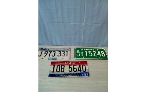 NUMMERNSCHILD AMERIKANISCH