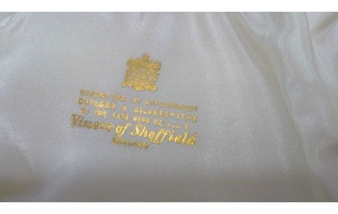 LEPELS VERZILVERD SHEFFIELD VINERS