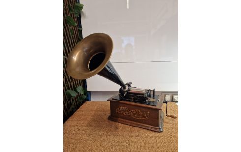 phonographe Edison 1900 + manivelle