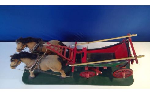 MAQUETTE BOEREPAARDEN  KOETS