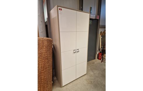 GARDE ROBES 2 portes agglo gris