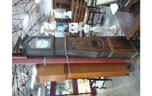 HORLOGE COMTOISE BOIS ANCIEN EN L'ETAT