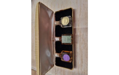 PARFUM TRIO VINTAGE  DANS ÉCRIN
