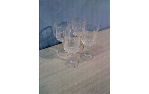 GLAS 4-TLG. KRISTALL SHERRYGLÄSER