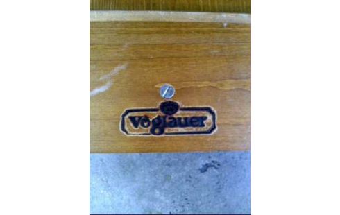 TRUHE HOLZ <VOGLAUER> 1-KLA. TÜRKIS VERZIERT