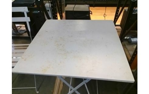 TABLE PLIANTE GRISE FER