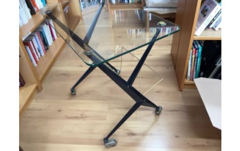 TABLE D APPOINT VERRE VINTAGE