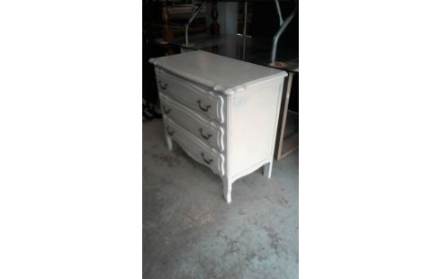 COMMODE BLANCHE 3  TIROIRS