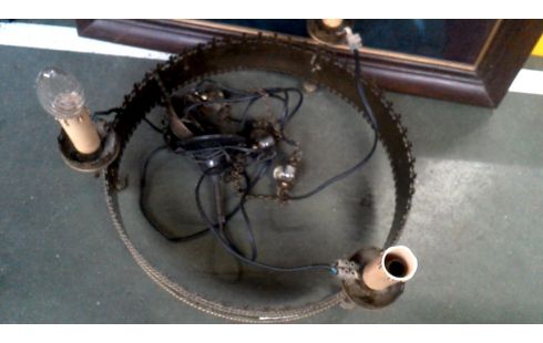 SUSPENSION ROND CUIVRE