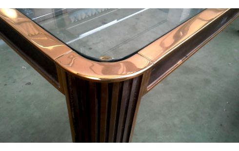 WOHNZIMMERTISCH 1 IM VINTAGE-STIL BRONZE EIS