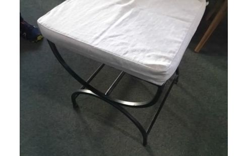 LOT DE 4 CHAISES FER FORGE