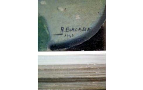 GEMÄLDE I.R. STILLEBEN <R. BIACABE> 1944