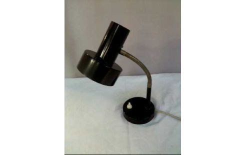 TISCHLAMPE METALL BRAUN 70ER-STIL