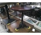 TABLE BISTROT RONDE PIED FONTE