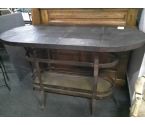 TABLE OVALE PLATEAU ARDOISE