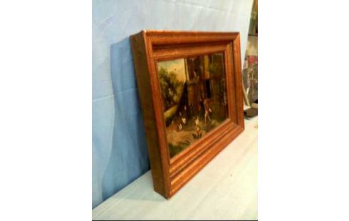 ÖLGEMÄLDE I.R. <E. SCHMITT> BAUERNHOF