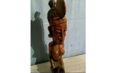 FIGUR HOLZ AFRIKANISCHE FRAU