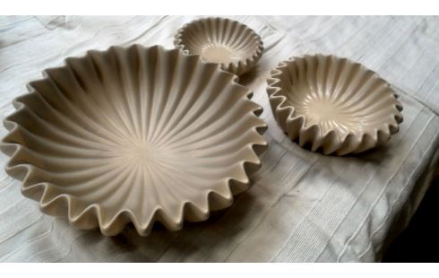 KOM LOT VAN 3 KERAMIEK