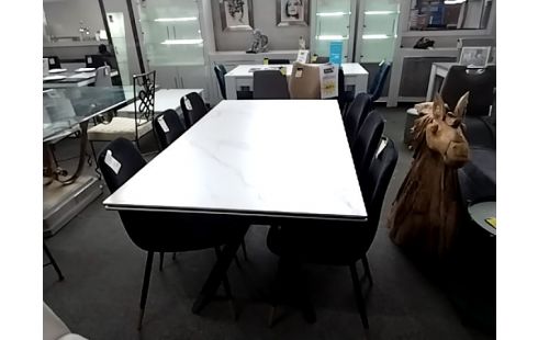 TABLE DINER BOOT BLANC 160 240X90 206025B