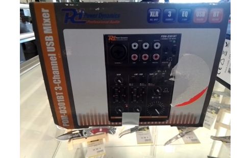 PLATINE PDM D301 BT 3 CHANNEL USB MIXER