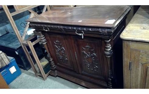 BUFFET RENAISSANCE SCULPTE NOYER