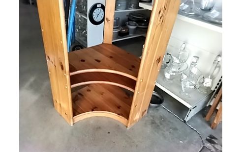 ETAGERE ANGLE PIN MASSIF