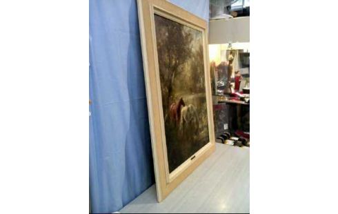 ÖLGEMÄLDE I.R. ZWEI PFERDE <H. J. WAGNER>