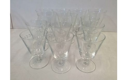 LOT DE VERRES