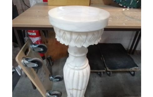 COLONNE LAMPE ALBATRE