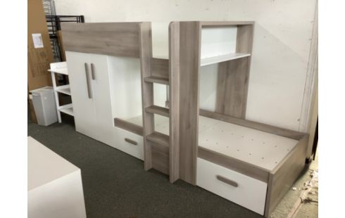 LIT SUPERPOSÉ + ARMOIRE