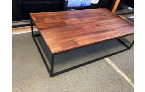 TABLE BASSE MODERNE STYLE INDUS