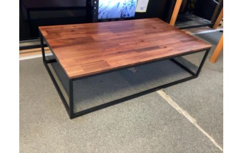 TABLE BASSE MODERNE STYLE INDUS