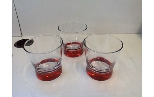 LOT DE 3 VERRES