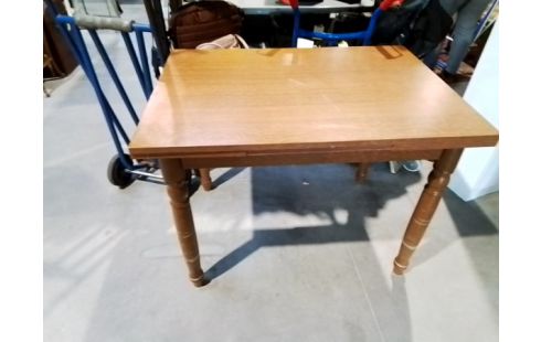 TABLE RECTANGULAIRE FORMICA MARRON 2ALL