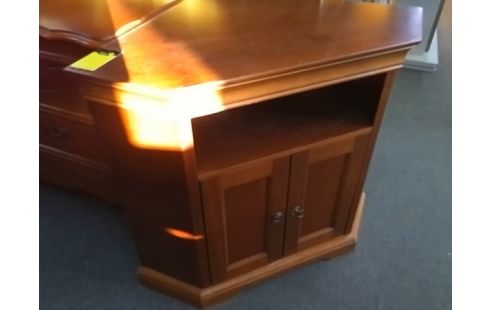 MEUBLE D'ANGLE MERISIER 2P