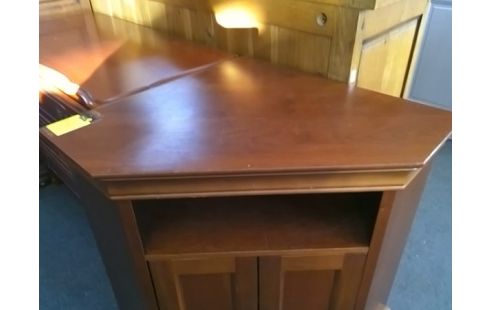 MEUBLE D'ANGLE MERISIER 2P