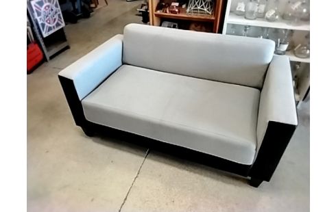 BANQUETTE 2 PLACES BICOLORE