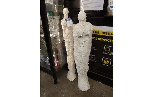 SCULPTURE PLATRE H110CM