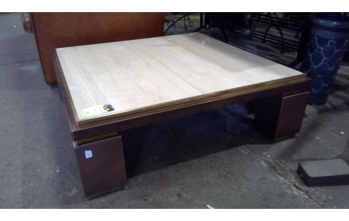 TABLE BASSE ANNÉES 70 BELGO CHROME