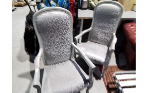 FAUTEUIL VOLTAIRE TISSU GRIS
