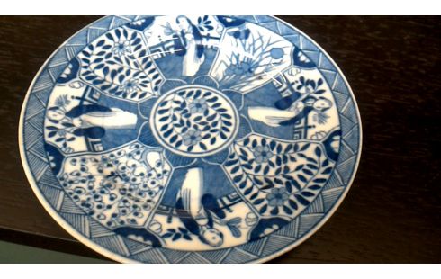 PLATO LANGE BLANCA AZUL