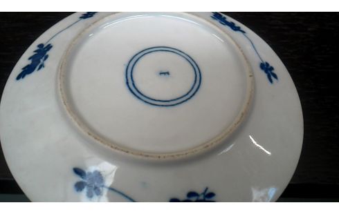 PLATO LANGE BLANCA AZUL