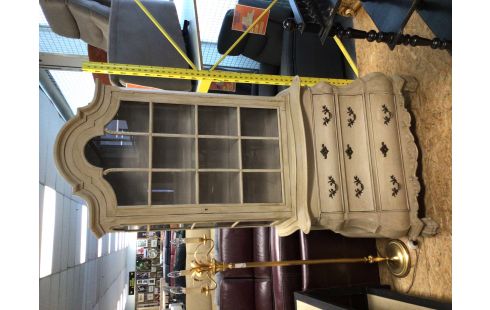 MEUBLE STYLE CHIPPENDALE 1 PORTE 3 TIROIRS