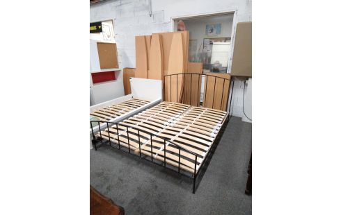 LIT 160X200 FER FORGE +SOMMIER