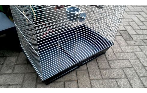 KÄFIG FÜR VOGEL GROSSER GALVANISIERTER