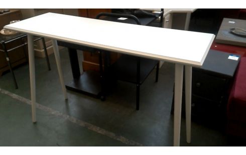 TABLE CONSOLE BLANCHE, , BOIS