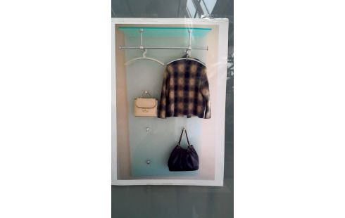 PORTE MANTEAU, , MEUBLE NATTE GLACE