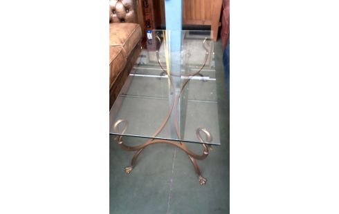 WOHNZIMMERTISCH 1 IM VINTAGE-STIL BRONZE EIS